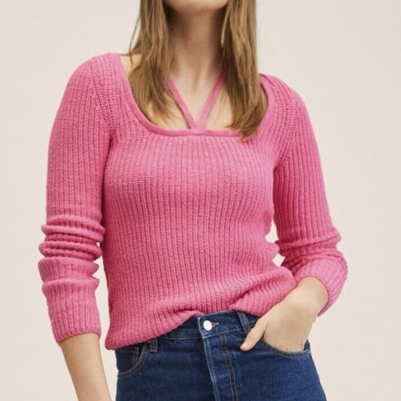 Bow Collar Sweater | Mango - Picture 2 of 4